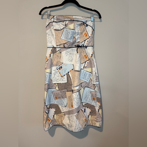 J.Crew Strapless Love Letter/Postcard Dress - Picture 4 of 14